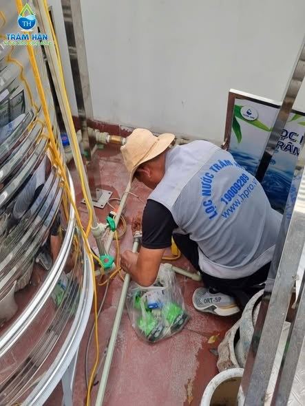Thi công đường ống hệ lọc tổng