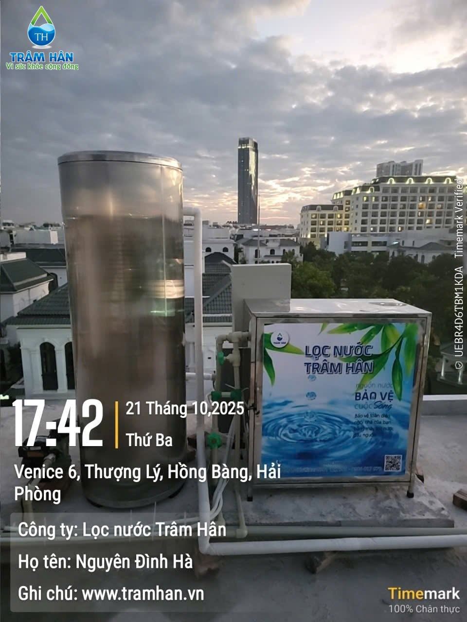 Heatpump & tủ lọc tổng Trâm Hân – Thượng Lý, Hồng Bàng