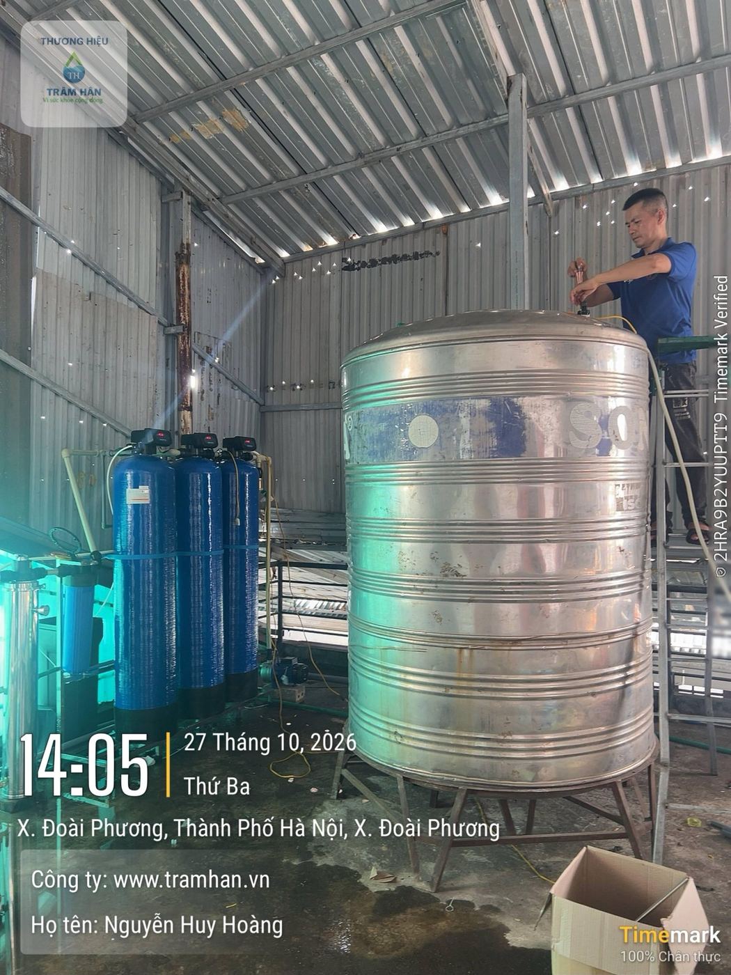 Kỹ thuật viên đấu nối bồn chứa – Đoài Phương, Hà Nội