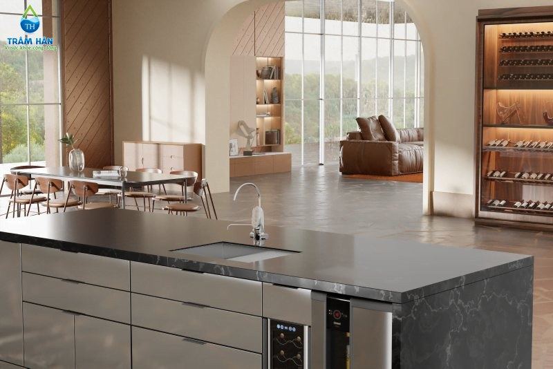 Giải pháp nước ion kiềm cho không gian bếp cao cấp